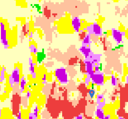 Bottom Hardness substrate mapping showing seafloor composition