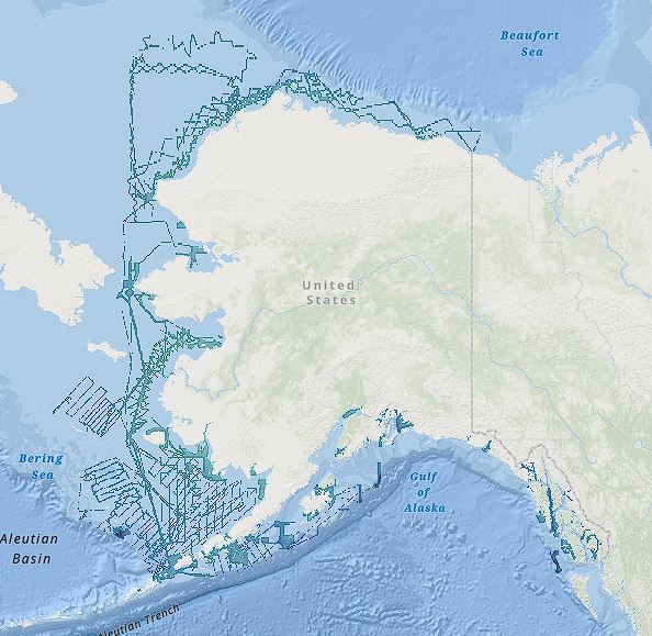 Alaska Relief Shading Coverage